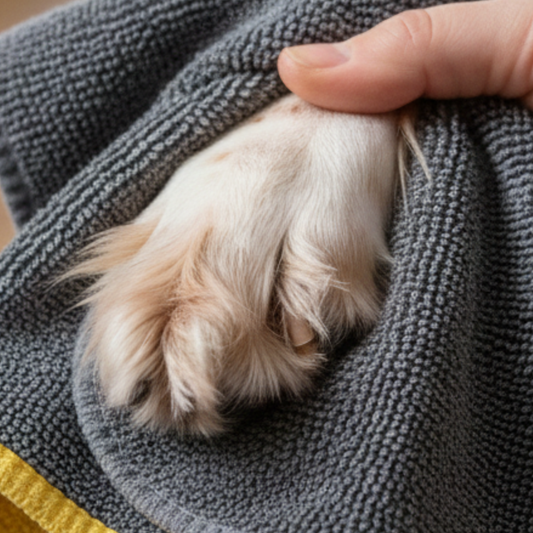 Serviette pattes ultra-absorbante