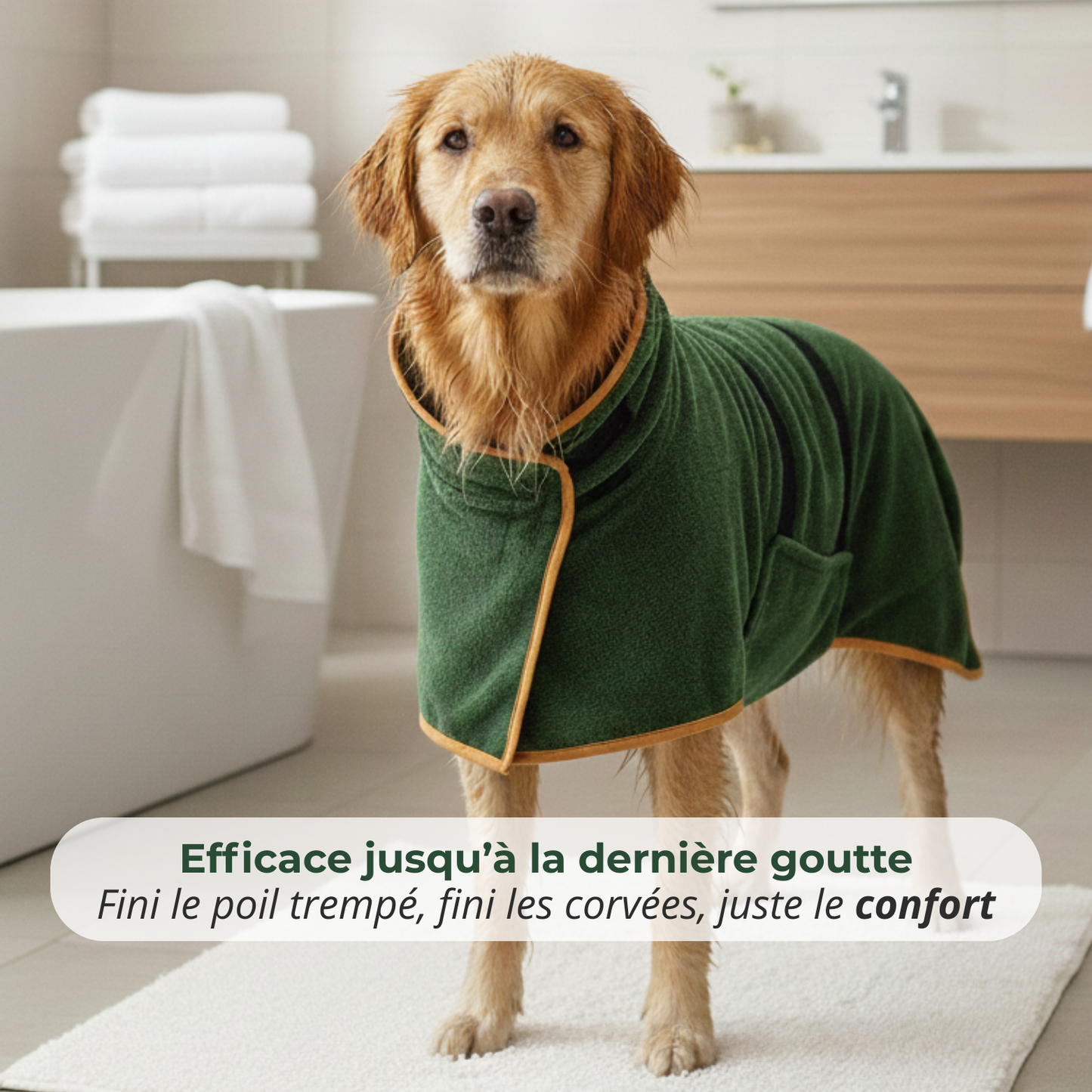 Peignoir DryCoat™ + 1 serviette OFFERTE