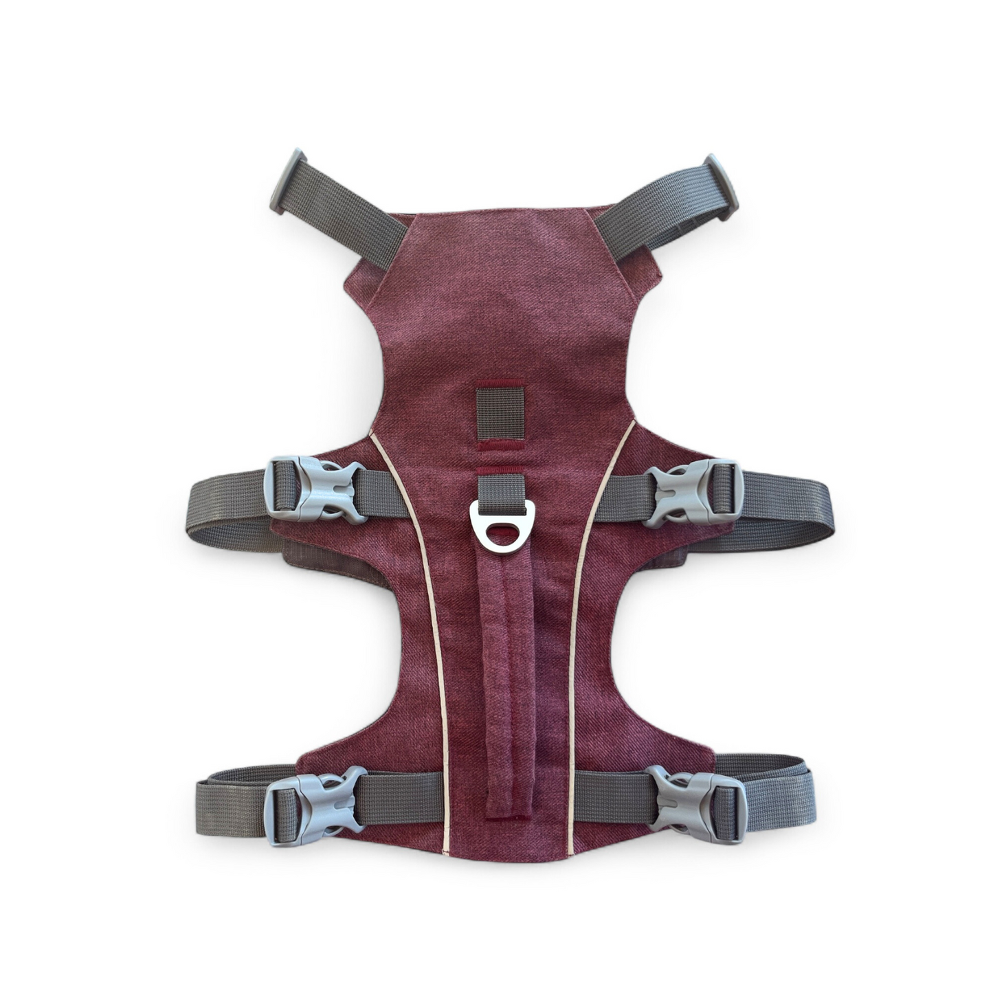 Vue dorsale du harnais Explorer 3 points OrkaDog, design technique ultra-résistant