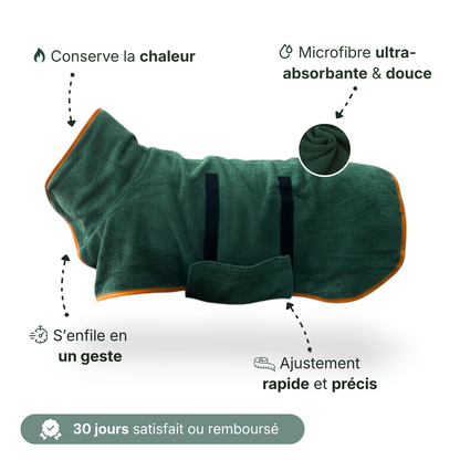 Peignoir DryCoat™ + 1 serviette OFFERTE