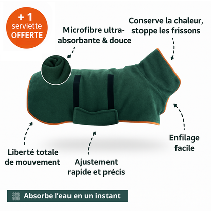 Peignoir DryCoat™ + 1 serviette OFFERTE